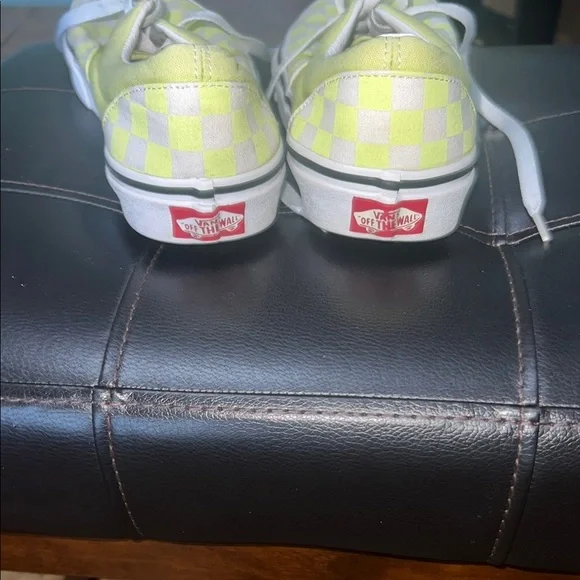Vans Lemon Checkered Lace-Up Sneakers - Picture 3 of 4
